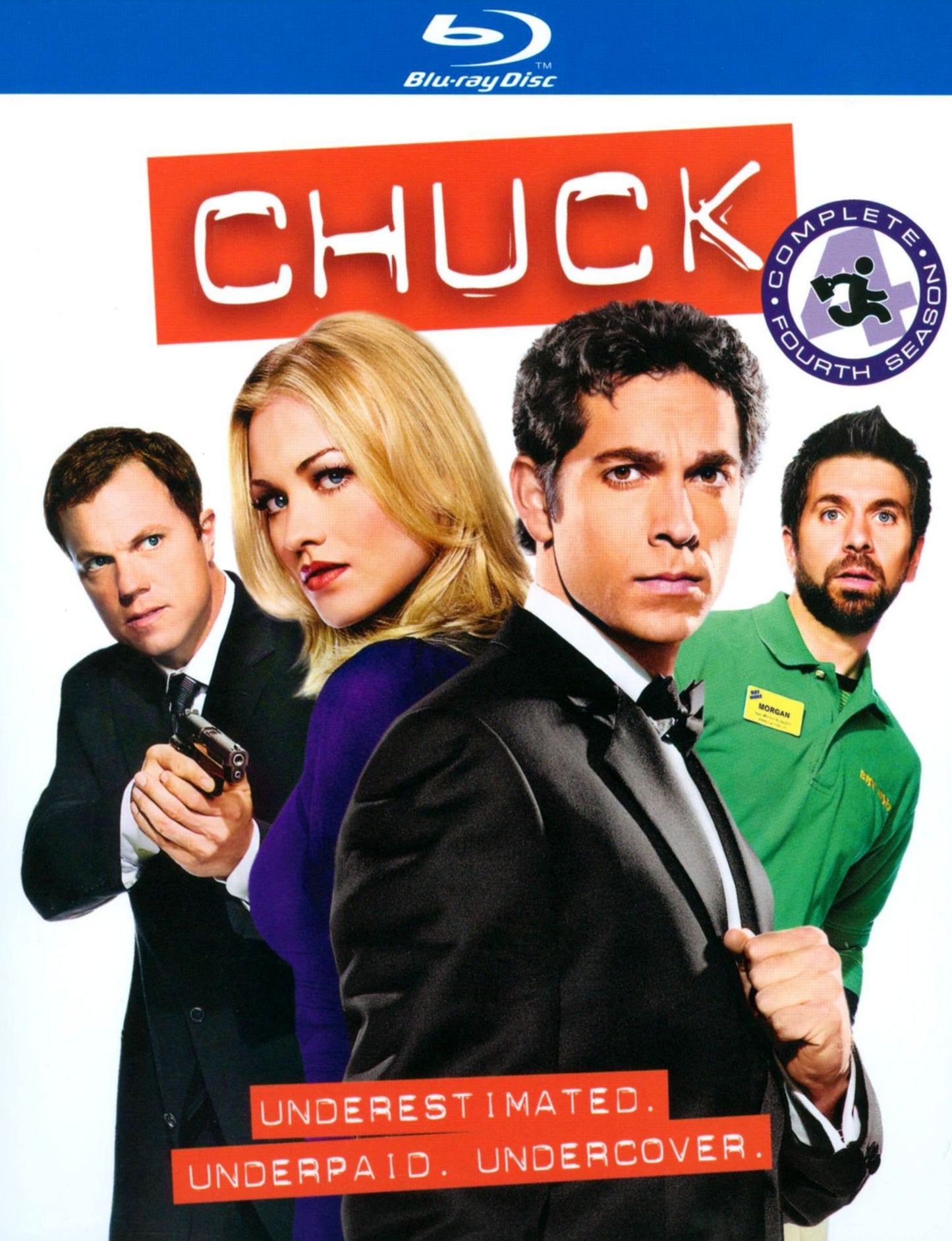 Chuck: The Complete Fourth Season [4 Discs] [Blu-ray]