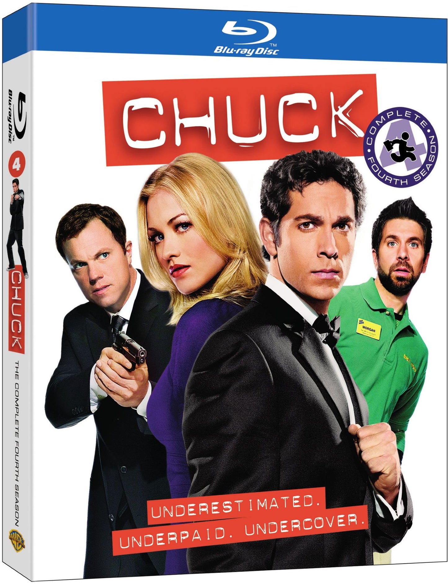 Chuck: The Complete Fourth Season [4 Discs] [Blu-ray]