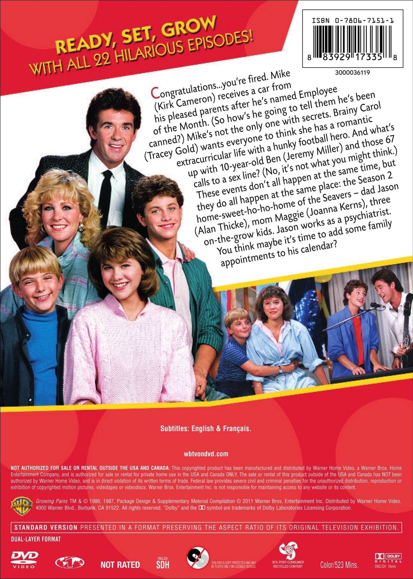 Growing Pains: The Complete Second Season [3 Discs]
