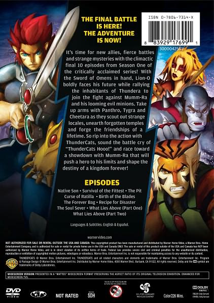 Thundercats: Season One - Book Three [2 Discs]