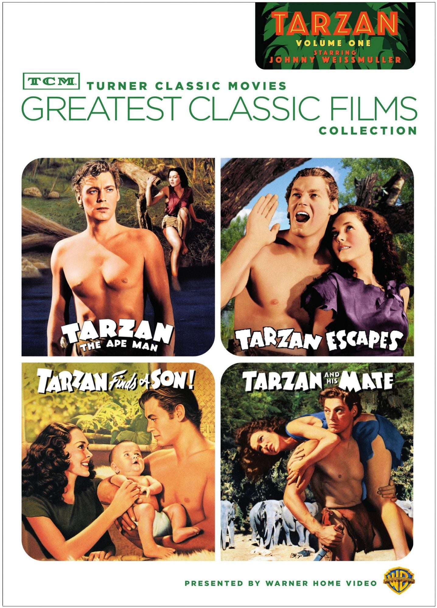 TCM Greatest Classic Films Collection: Johnny Weissmuller as Tarzan, Vol. 1 [2 Discs]