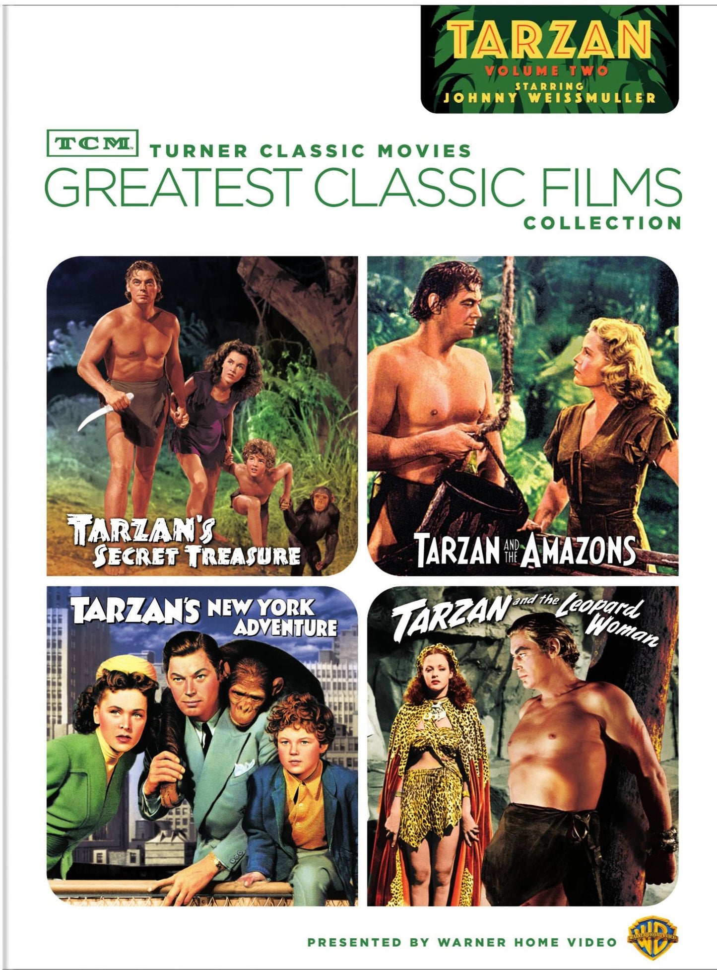 TCM Greatest Classic Films Collection: Johnny Weissmuller as Tarzan, Vol. 2 [2 Discs]