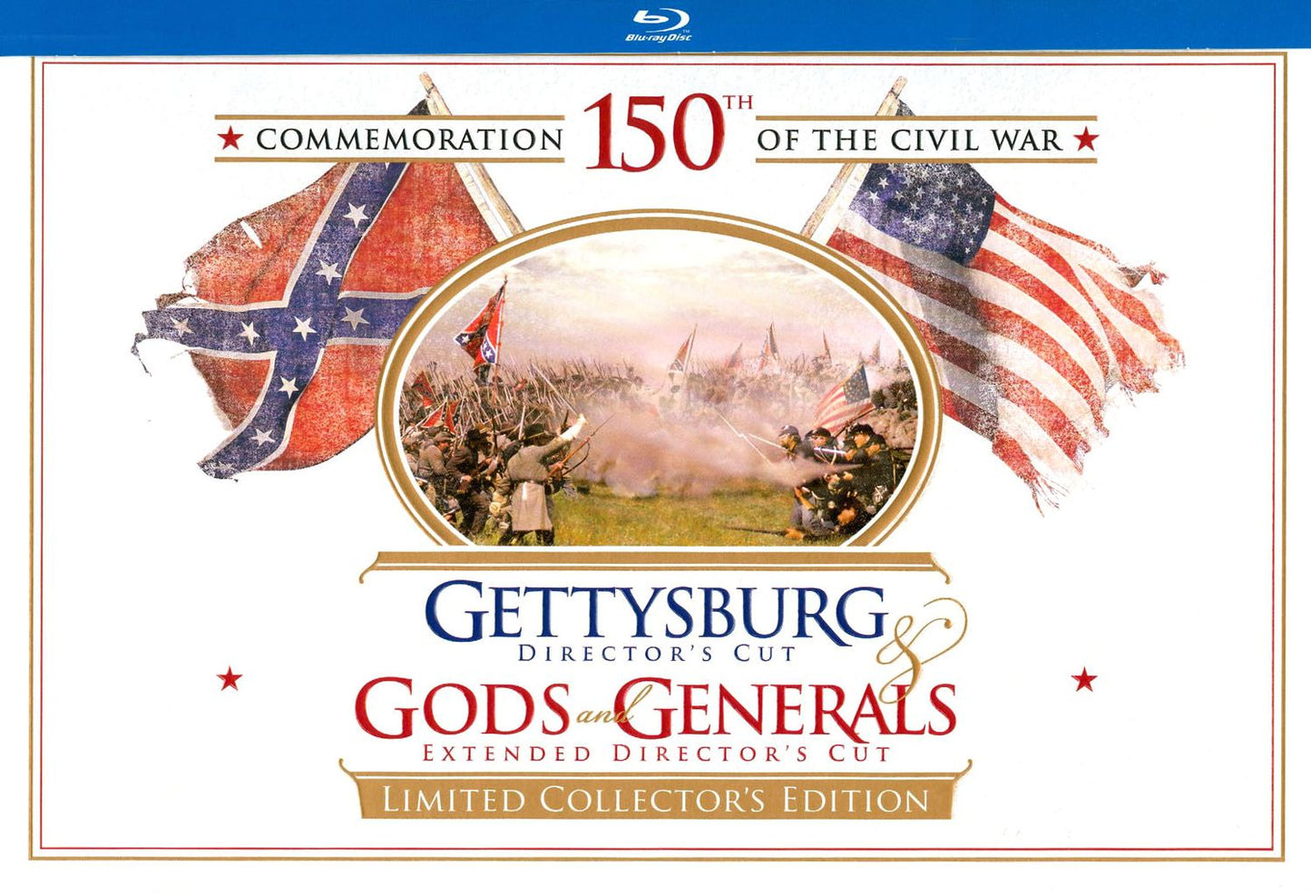 Gettysburg/Gods and Generals [Director's Cut] [Limited Edition Gift Set] [4 Discs] [Blu-ray]