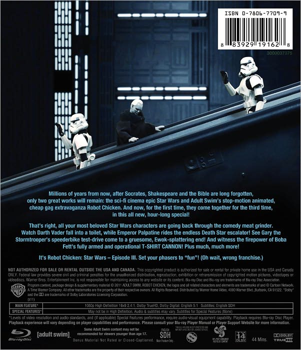 Robot Chicken: Star Wars III [Blu-ray]