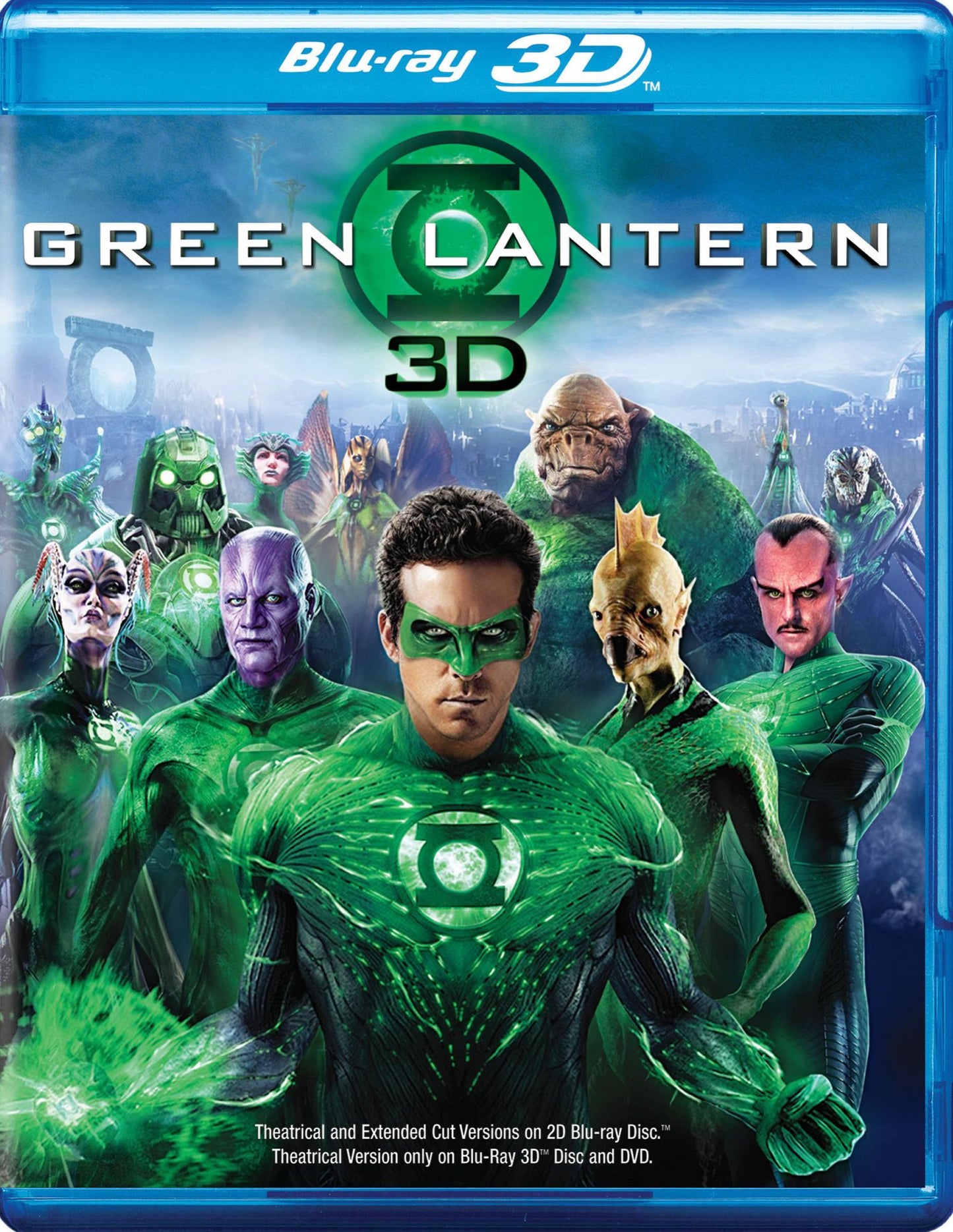 Green Lantern [Extended Cut] [3 Discs] [Includes Digital Copy] [3D] [Blu-ray/DVD]