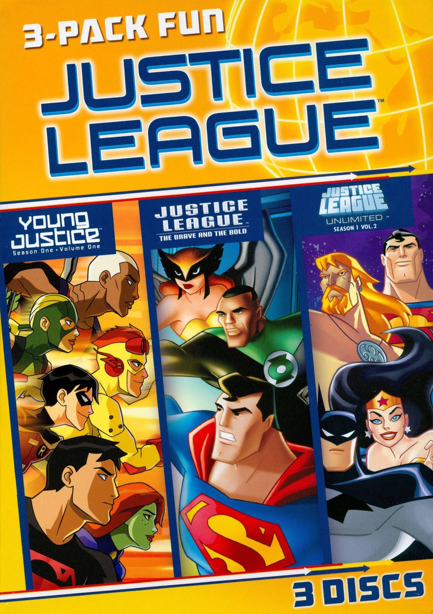 Justice League: 3-Pack Fun [3 Discs]