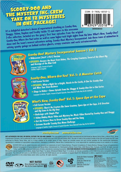 Scooby-Doo!: 3-Pack Fun [3 Discs]