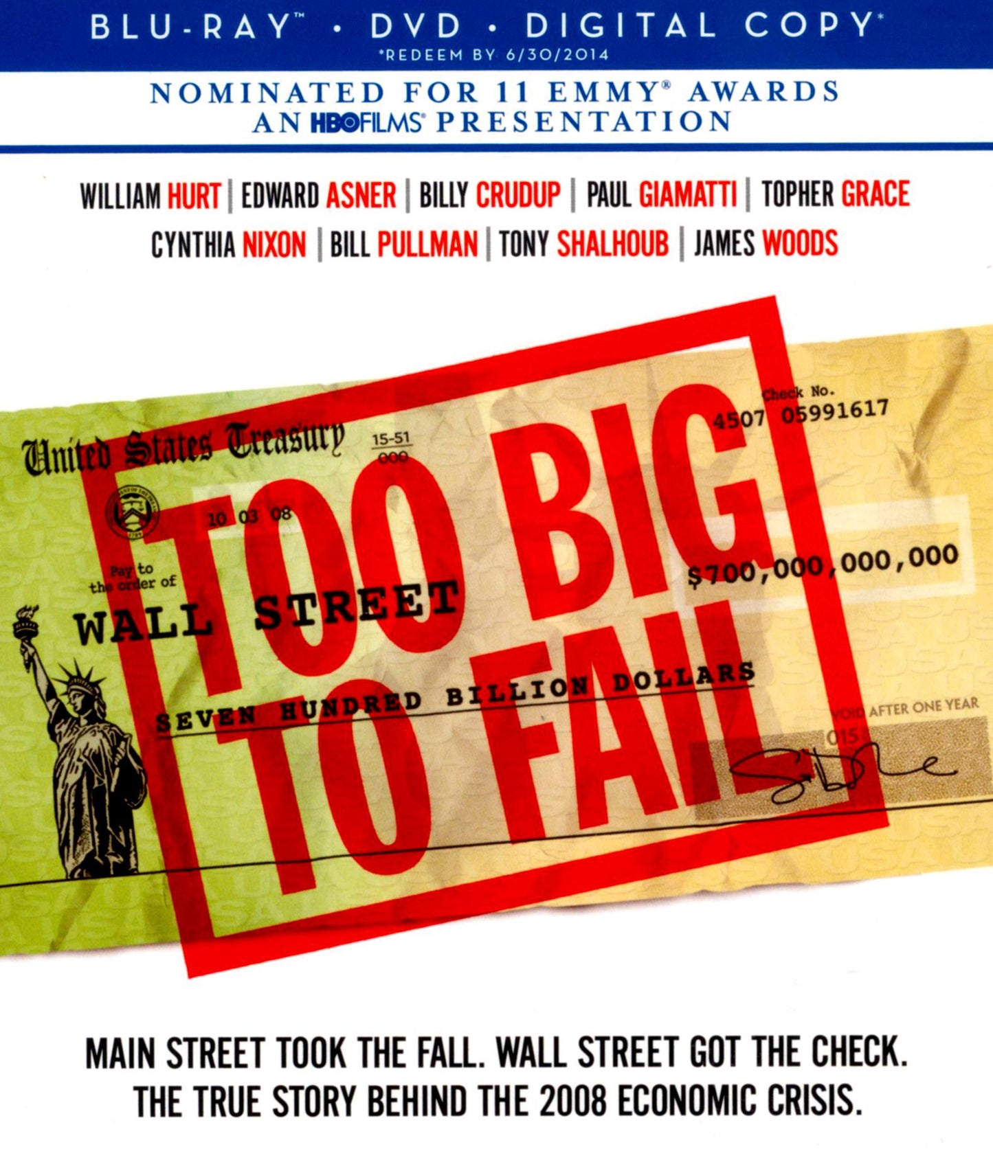 Too Big to Fail [2 Discs] [Includes Digital Copy] [Blu-ray/DVD]