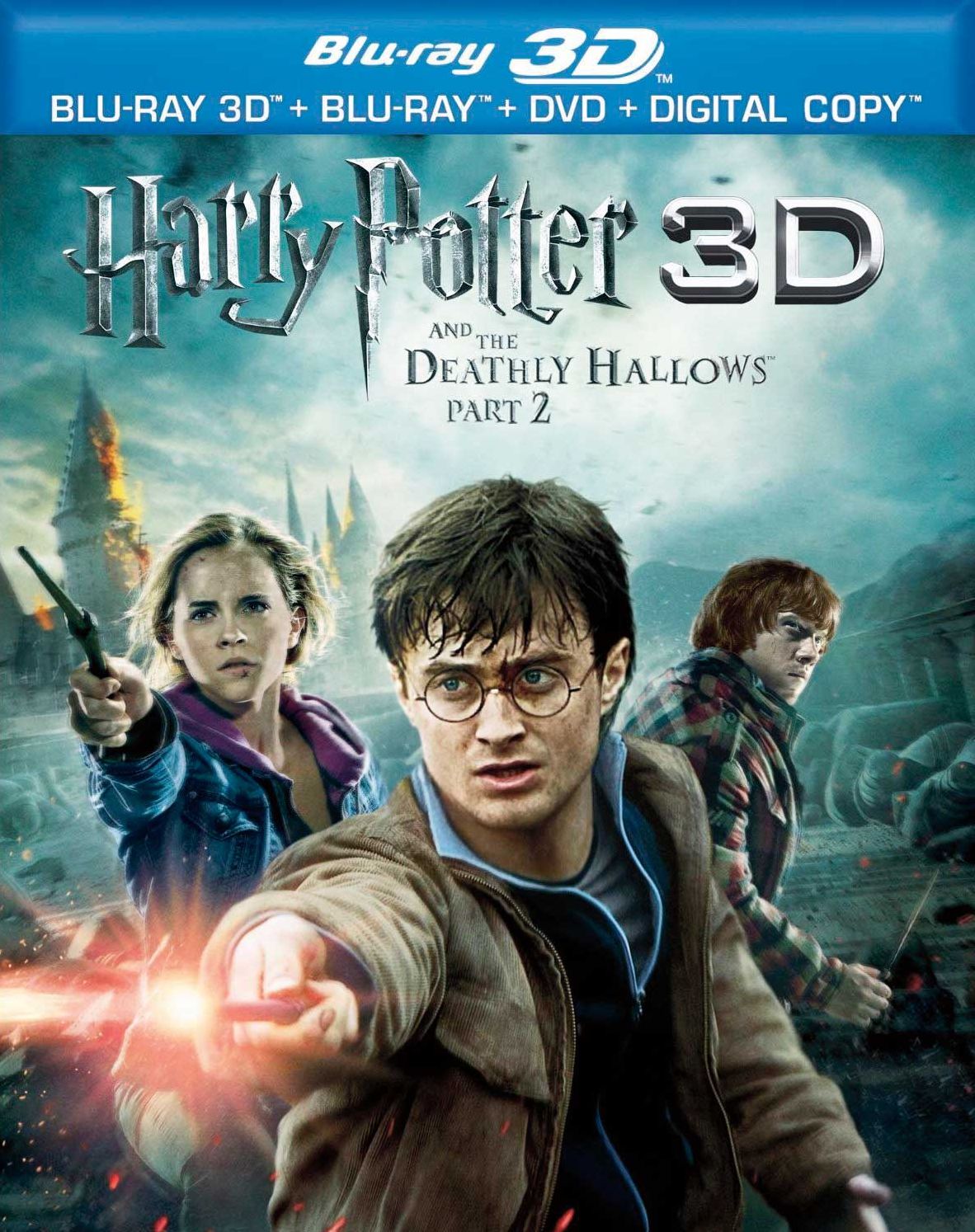Harry Potter and the Deathly Hallows, Part 2 [4 Discs] [Includes Digital Copy] [3D] [Blu-ray/DVD]