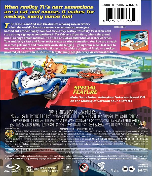 Tom and Jerry: The Fast and the Furry [Blu-ray]