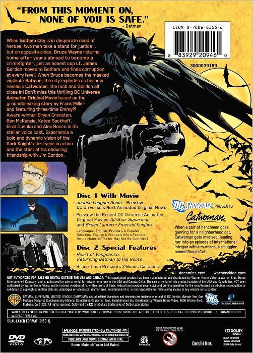 Batman: Year One [Special Edition] [2 Discs]