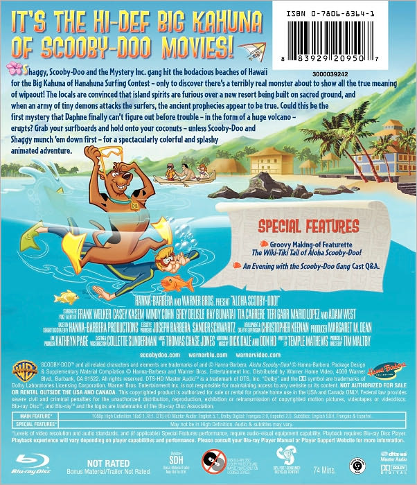 Scooby-Doo: Aloha Scooby-Doo! [Blu-ray]