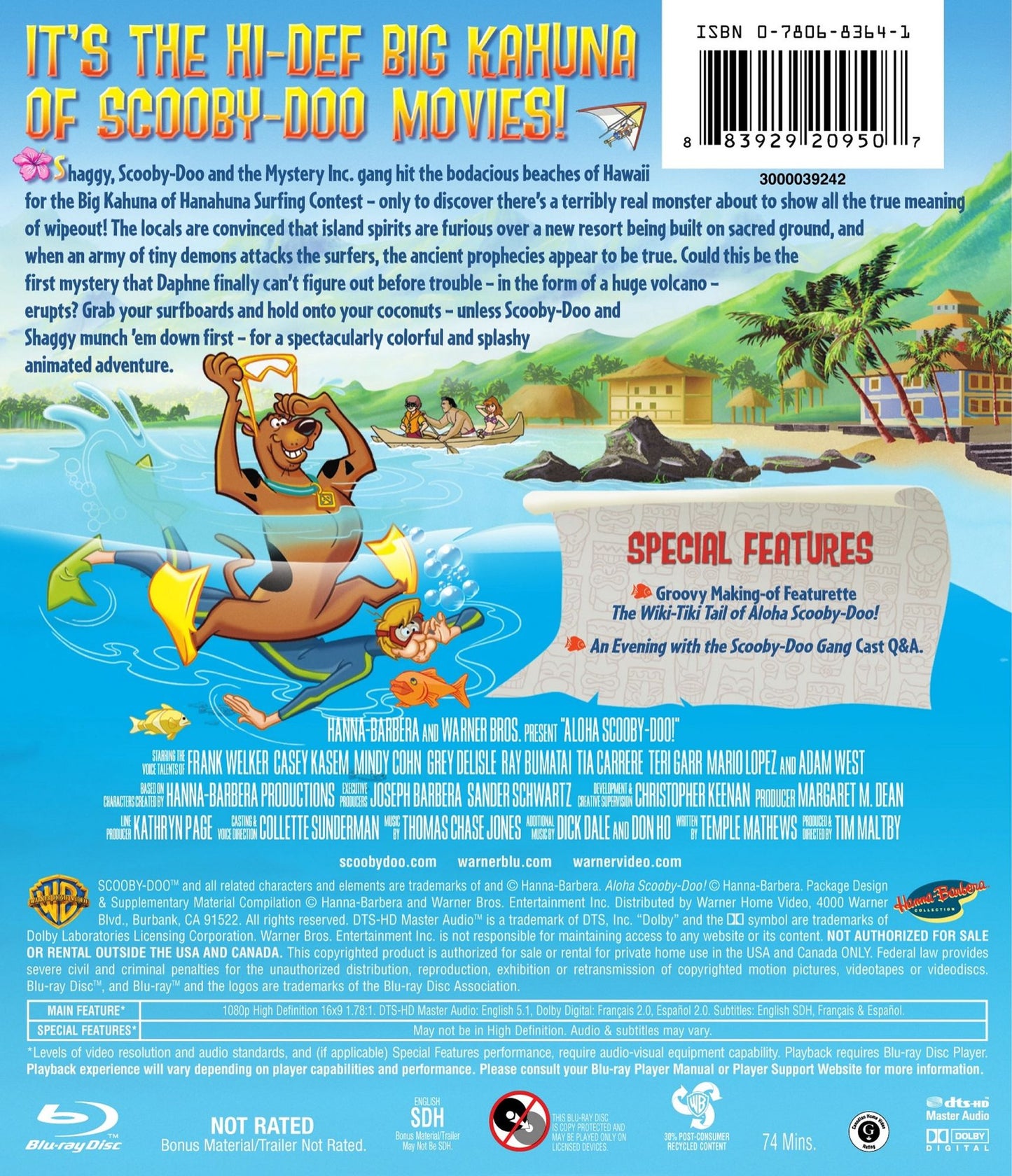 Scooby-Doo: Aloha Scooby-Doo! [Blu-ray]