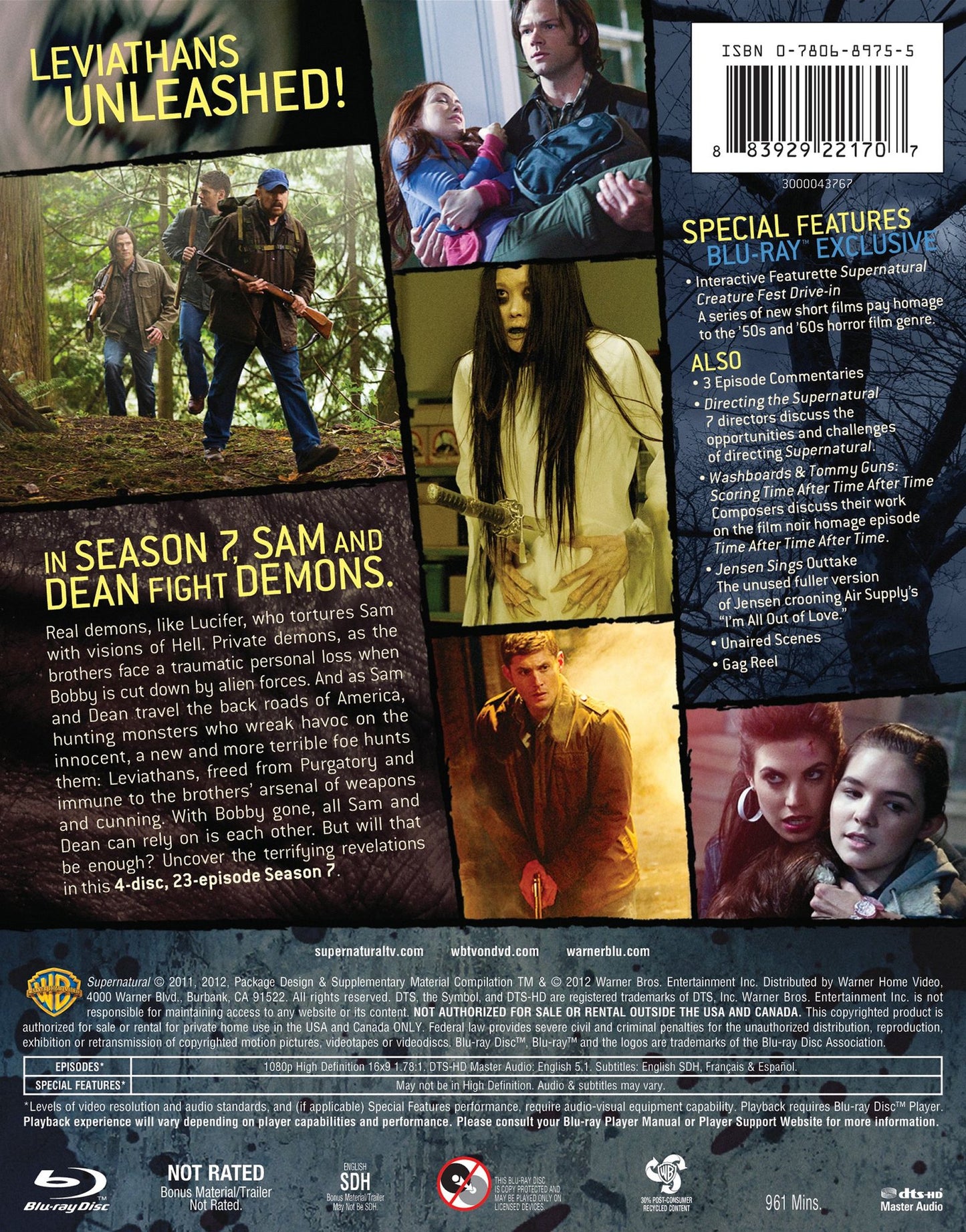 Supernatural: The Complete Seventh Season [4 Discs] [Blu-ray]