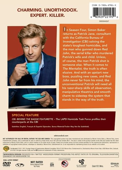 The Mentalist: The Complete Fourth Season [5 Discs]