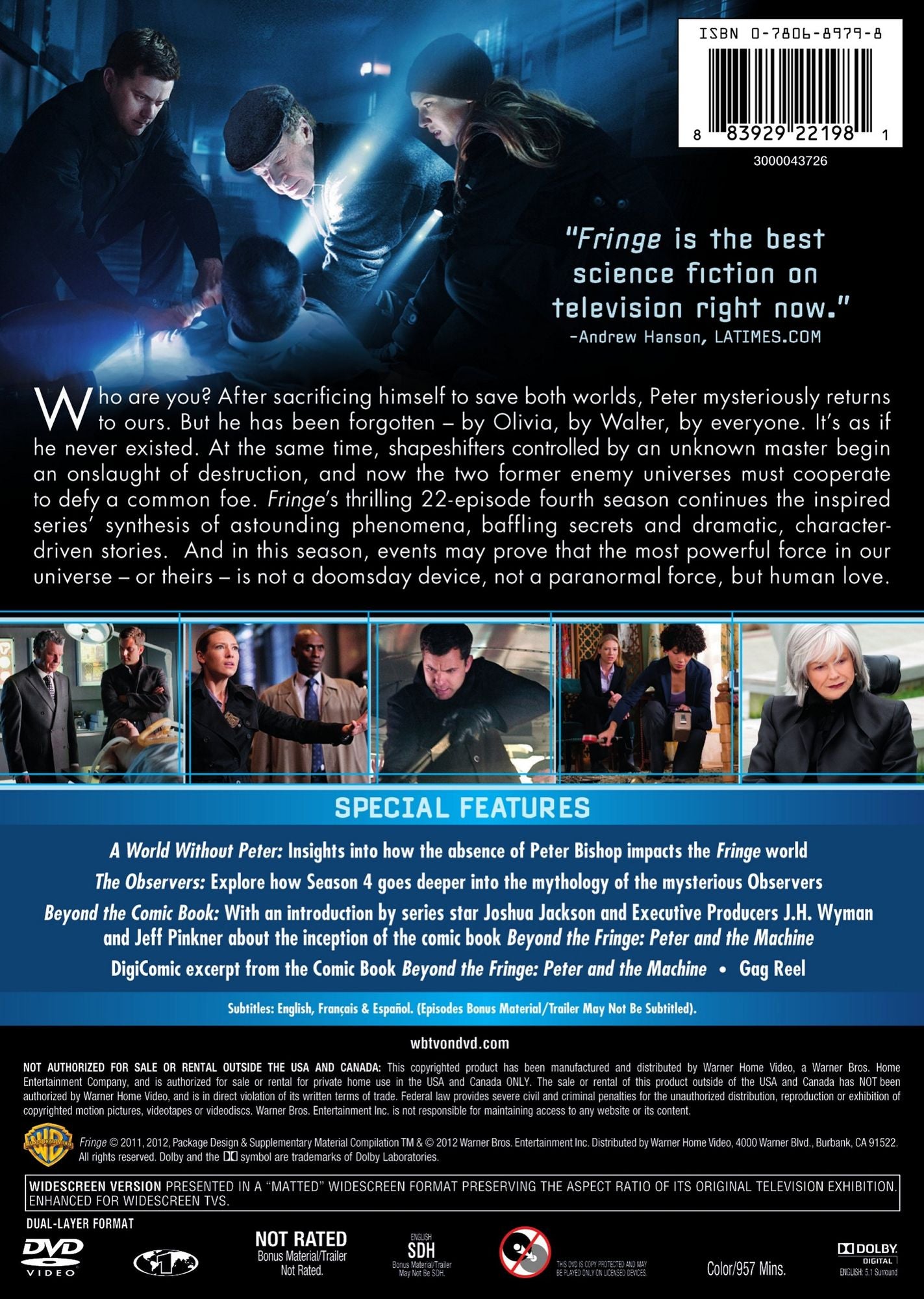 Fringe: The Complete Fourth Season [6 Discs]
