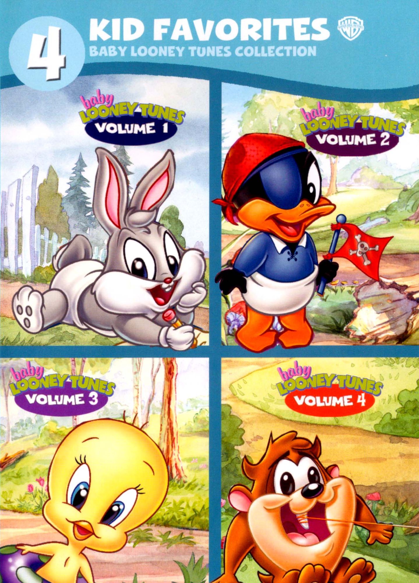 4 Kid Favorites: Baby Looney Tunes Collection [4 Discs]