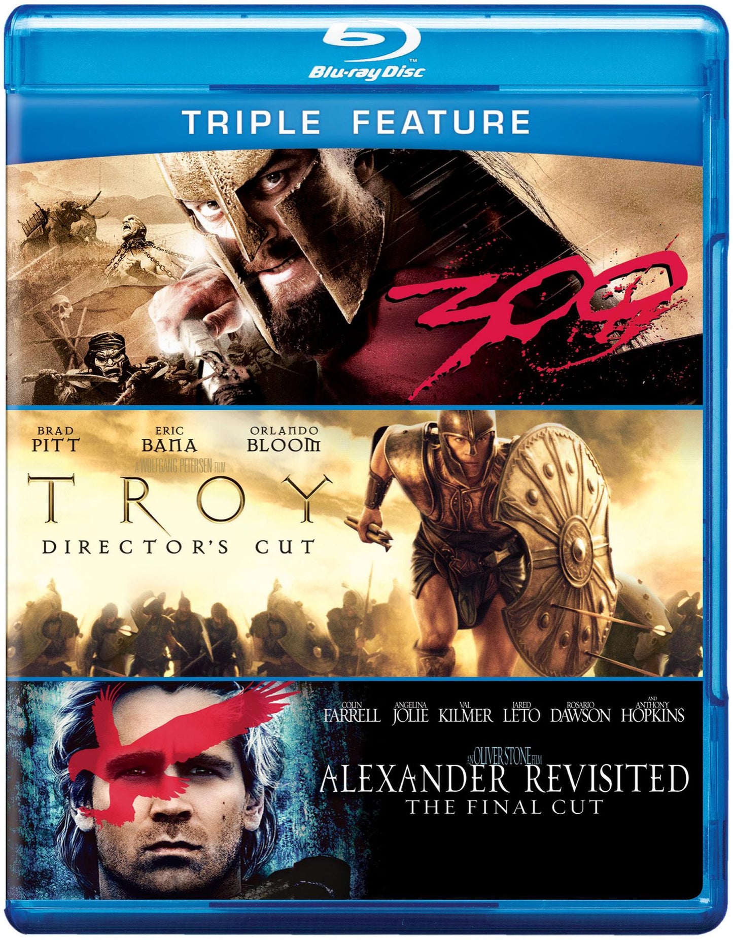 Alexander Revisted/Troy/300 [3 Discs] [Blu-ray]