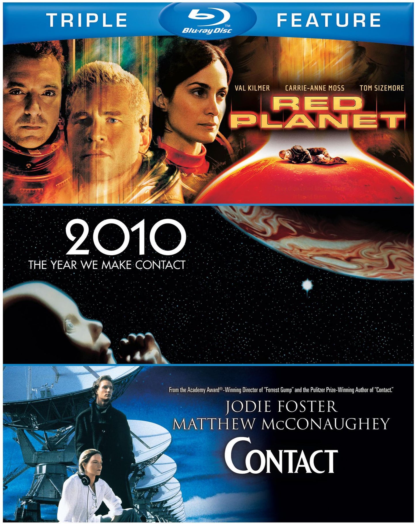 Red Planet/2010/Contact [3 Discs] [Blu-ray]