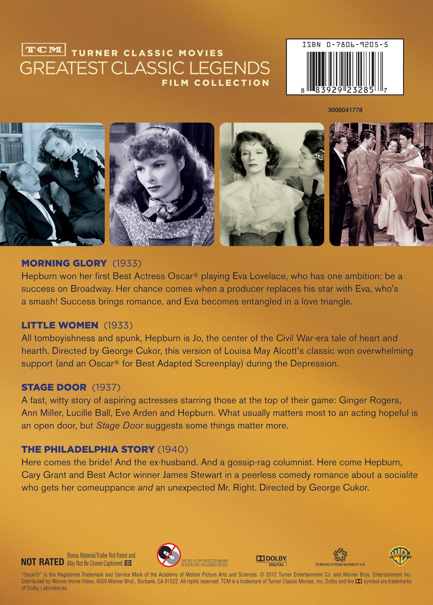 TCM Greatest Classic Legends Collection: Katharine Hepburn [2 Discs]