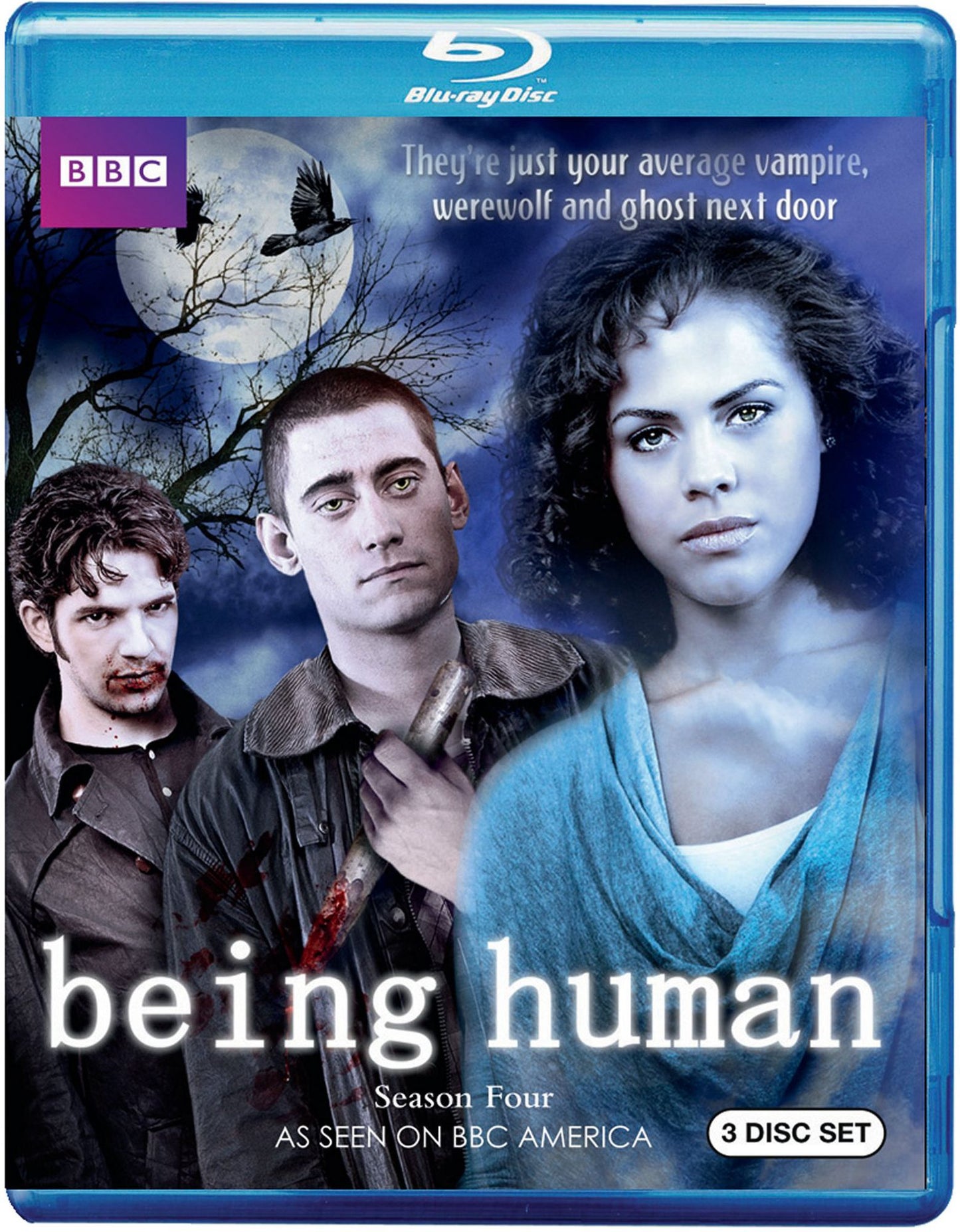 Being Human: Season Four [3 Discs] [Blu-ray]