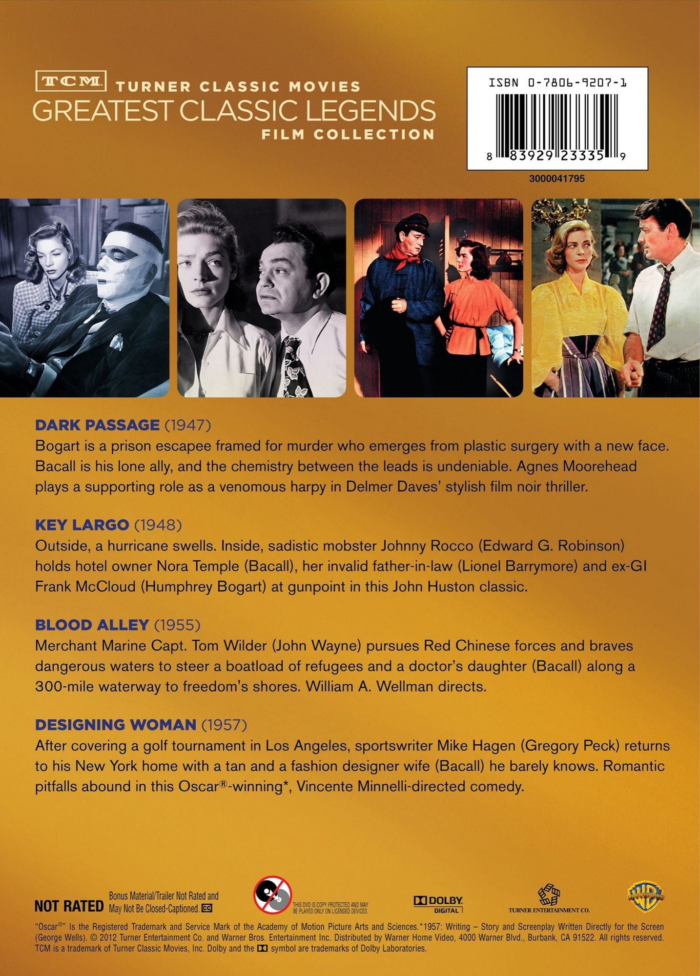TCM Greatest Classic Legends Film Collection: Lauren Bacall [4 Discs]