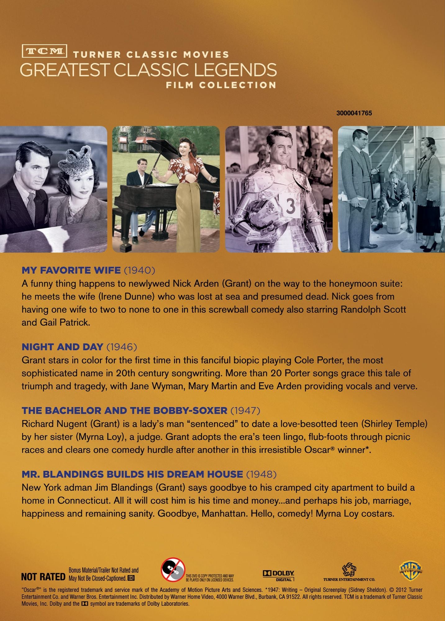 TCM Greatest Classic Legends Film Collection: Cary Grant [4 Discs]