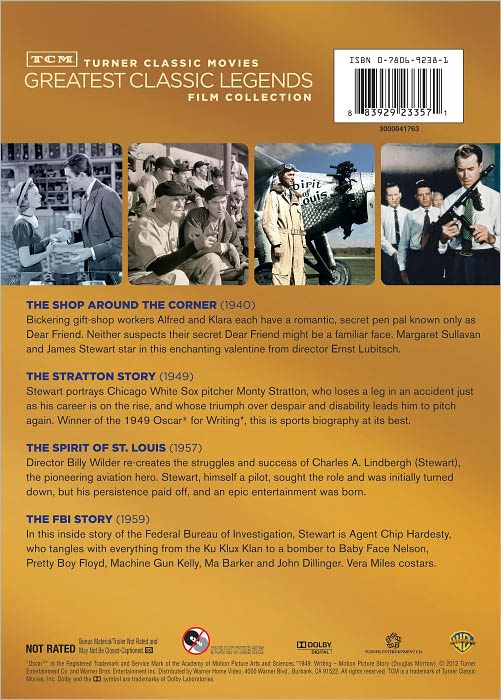 TCM Greatest Classic Legends Film Collection: James Stewart [4 Discs]