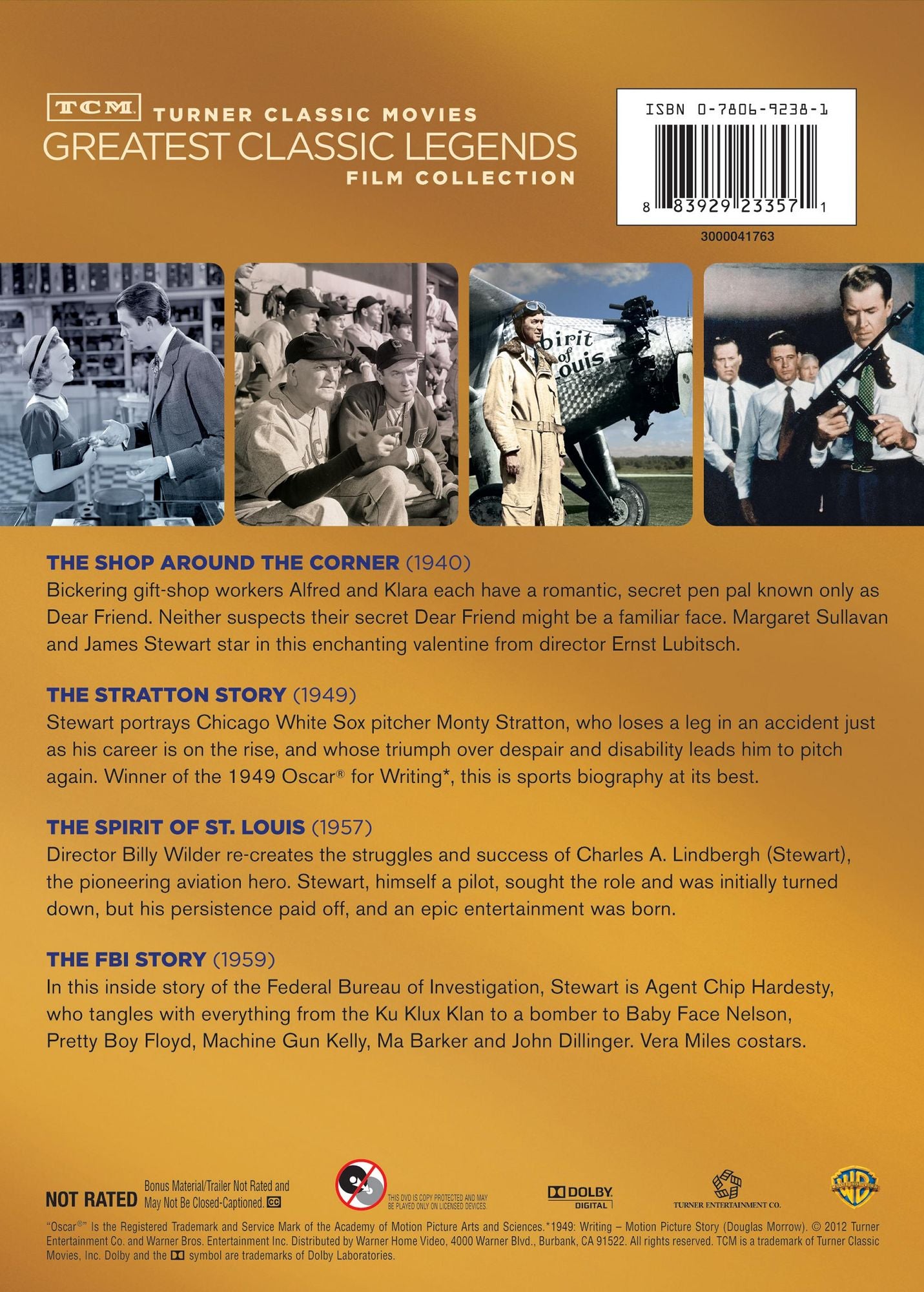 TCM Greatest Classic Legends Film Collection: James Stewart [4 Discs]