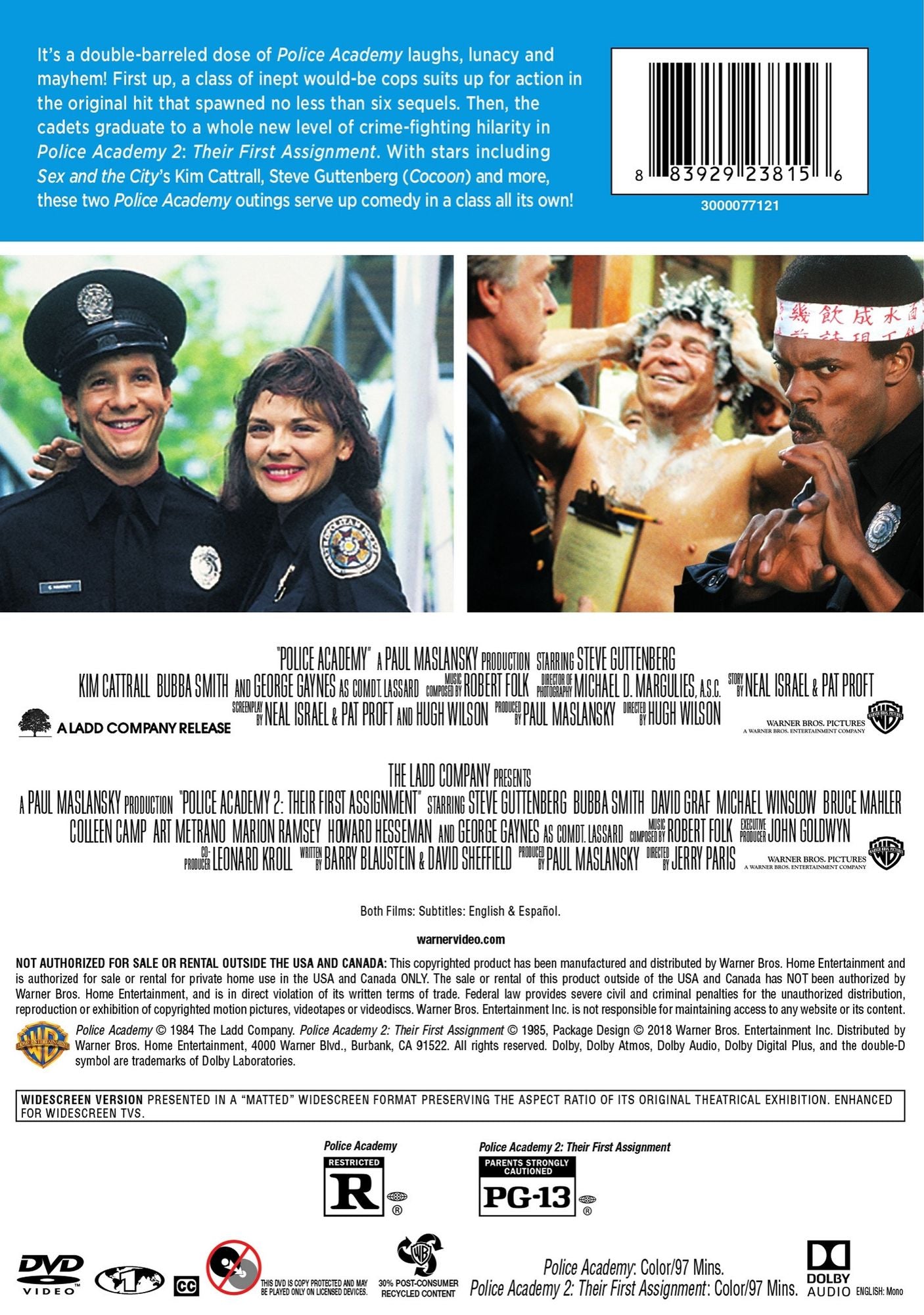 Police Academy/Police Academy 2 [2 Discs]