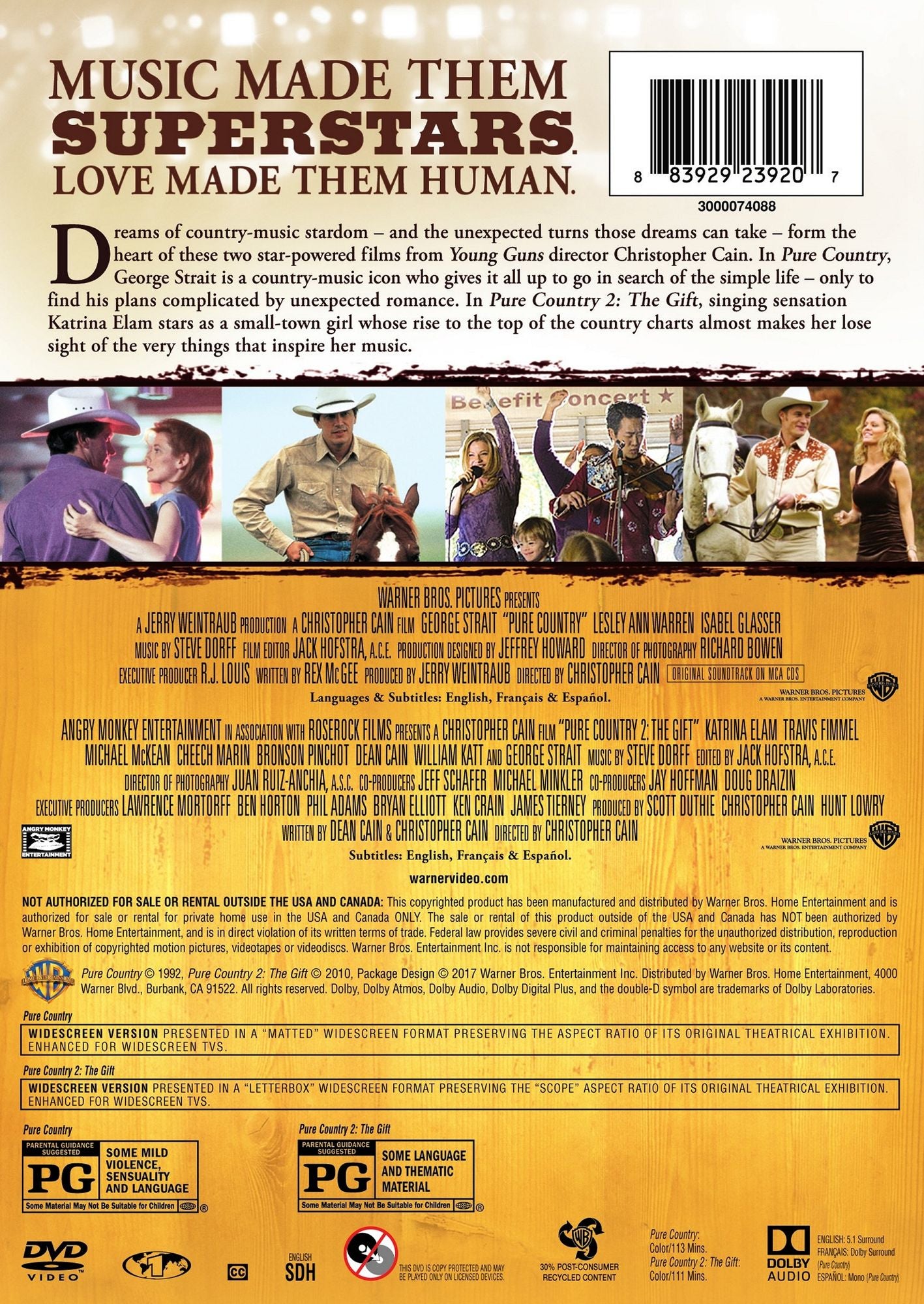 Pure Country/Pure Country 2: The Gift [2 Discs]