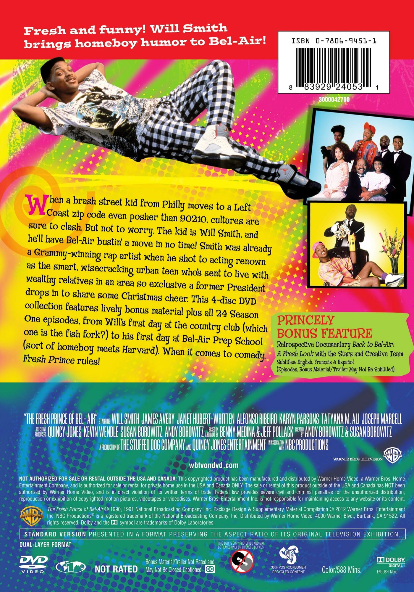 The Fresh Prince of Bel-Air: The Complete First Season [4 Discs]