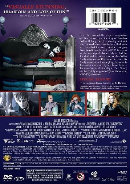Dark Shadows [Includes Digital Copy]