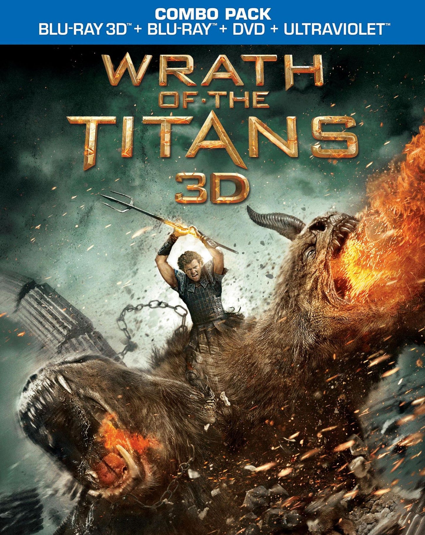 Wrath of the Titans 3D [2 Discs] [Includes Digital Copy] [3D] [Blu-ray/DVD]