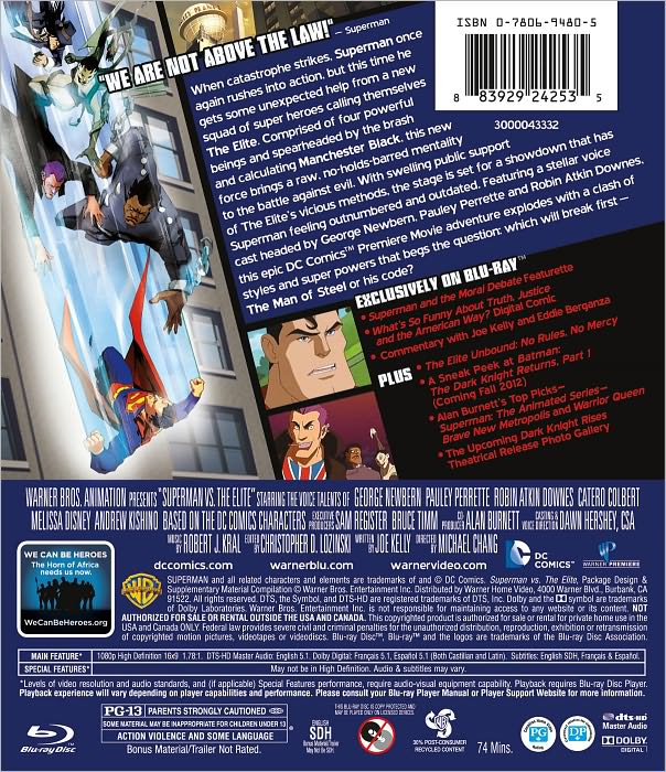 Superman vs. The Elite [2 Discs] [Includes Digital Copy] [Blu-ray/DVD]