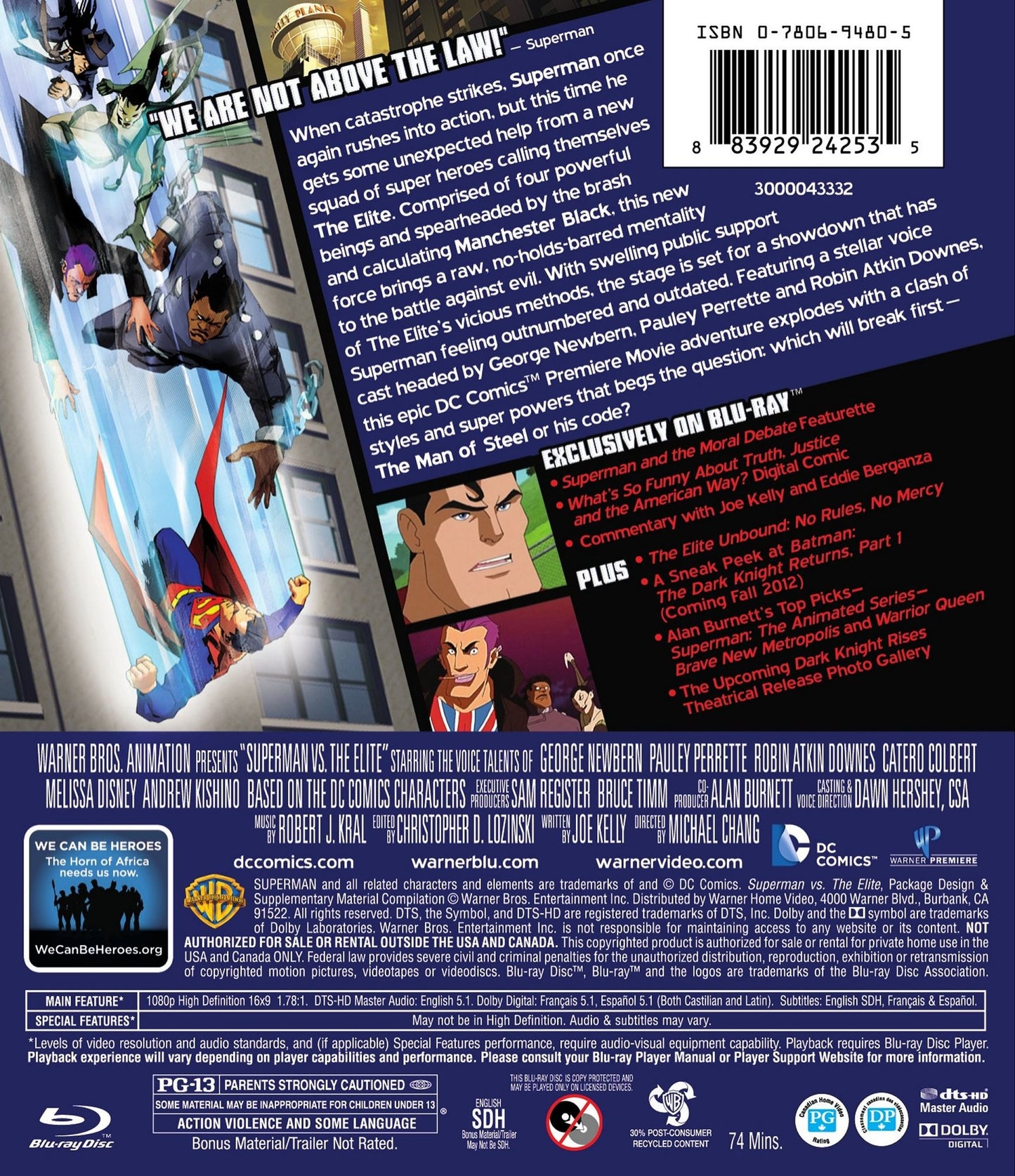 Superman vs. The Elite [2 Discs] [Includes Digital Copy] [Blu-ray/DVD]