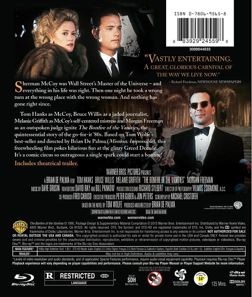 The Bonfire of the Vanities [Blu-ray]