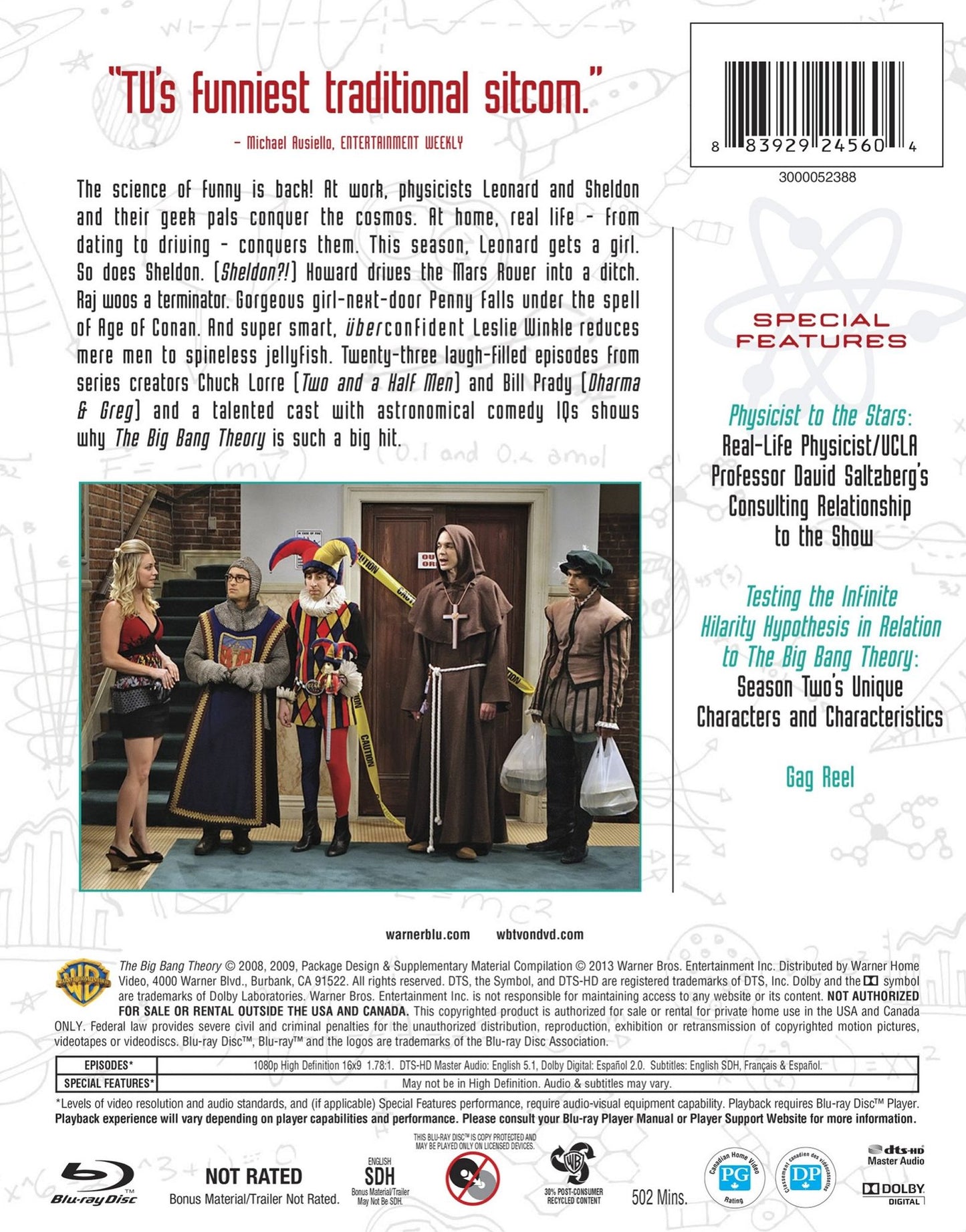 The Big Bang Theory: The Complete Second Season [3 Discs] [Blu-ray]