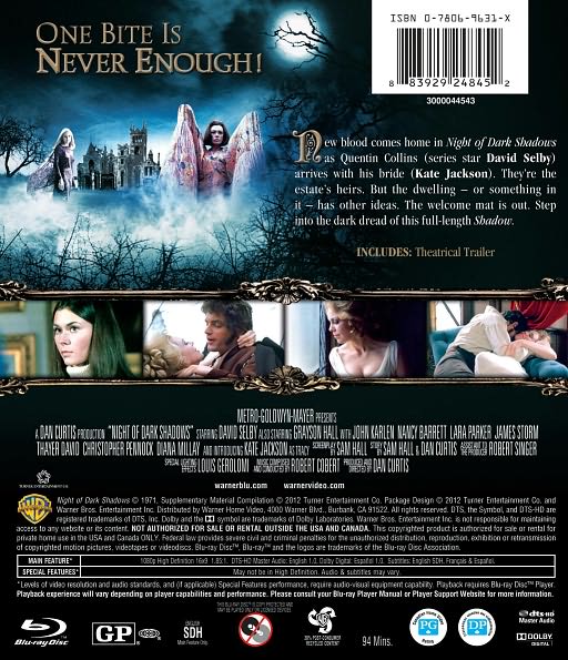 Night of Dark Shadows [Blu-ray]