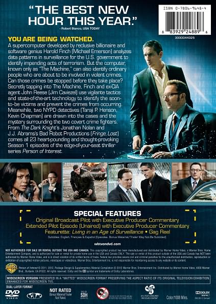 Person of Interest: The Complete First Season [6 Discs]