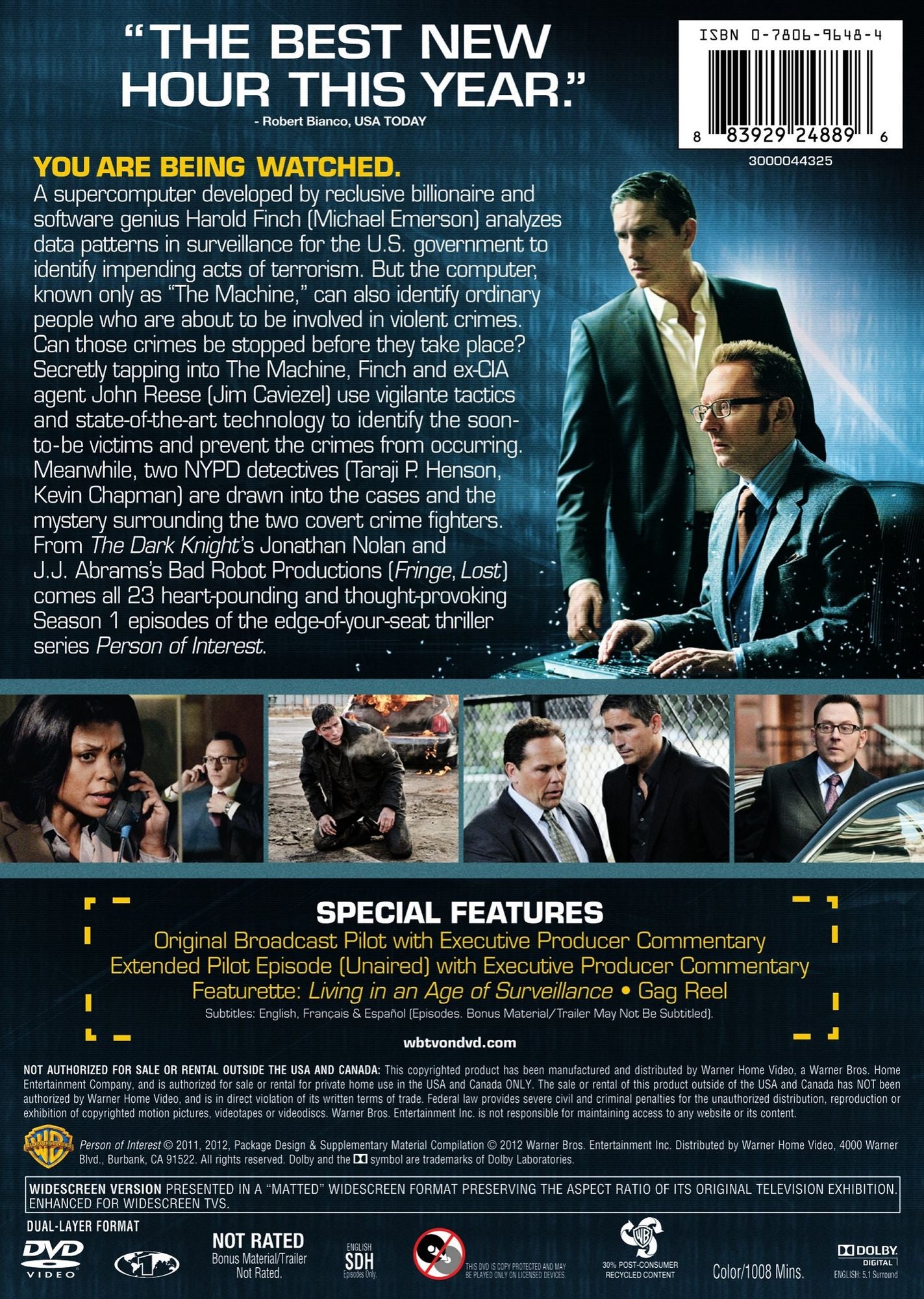 Person of Interest: The Complete First Season [6 Discs]