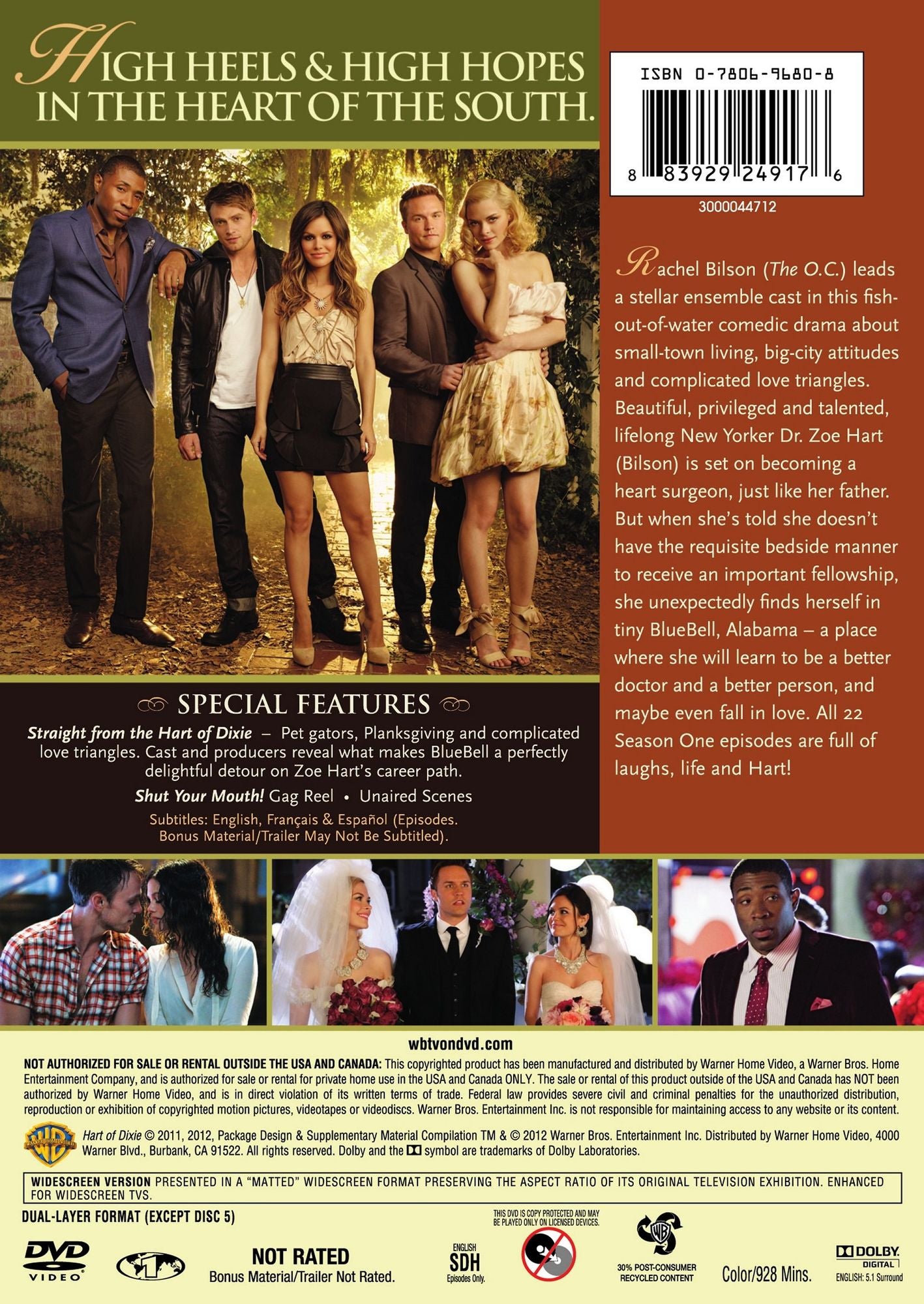 Hart of Dixie: The Complete First Season [5 Discs]