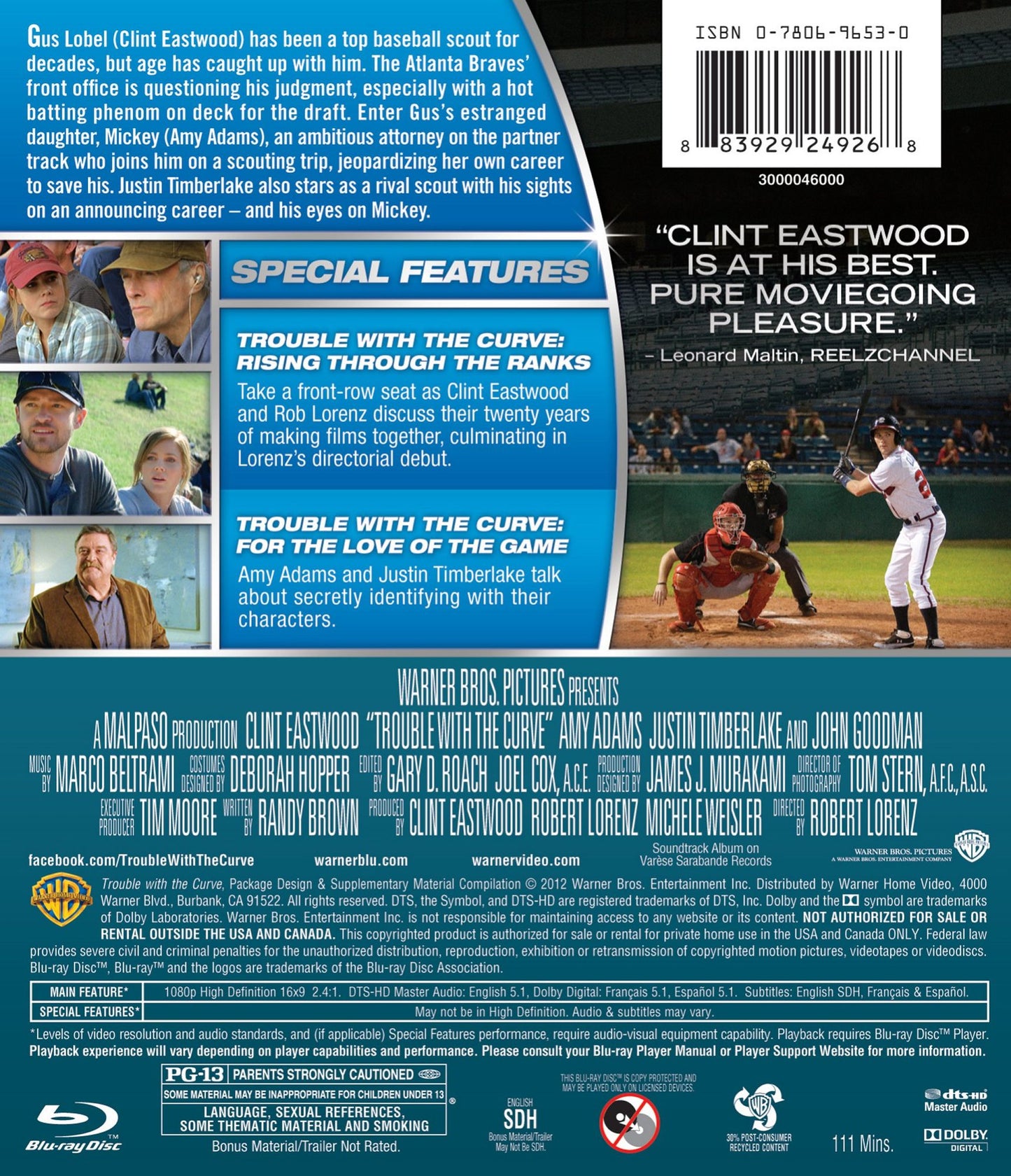 Trouble With the Curve [Blu-ray]