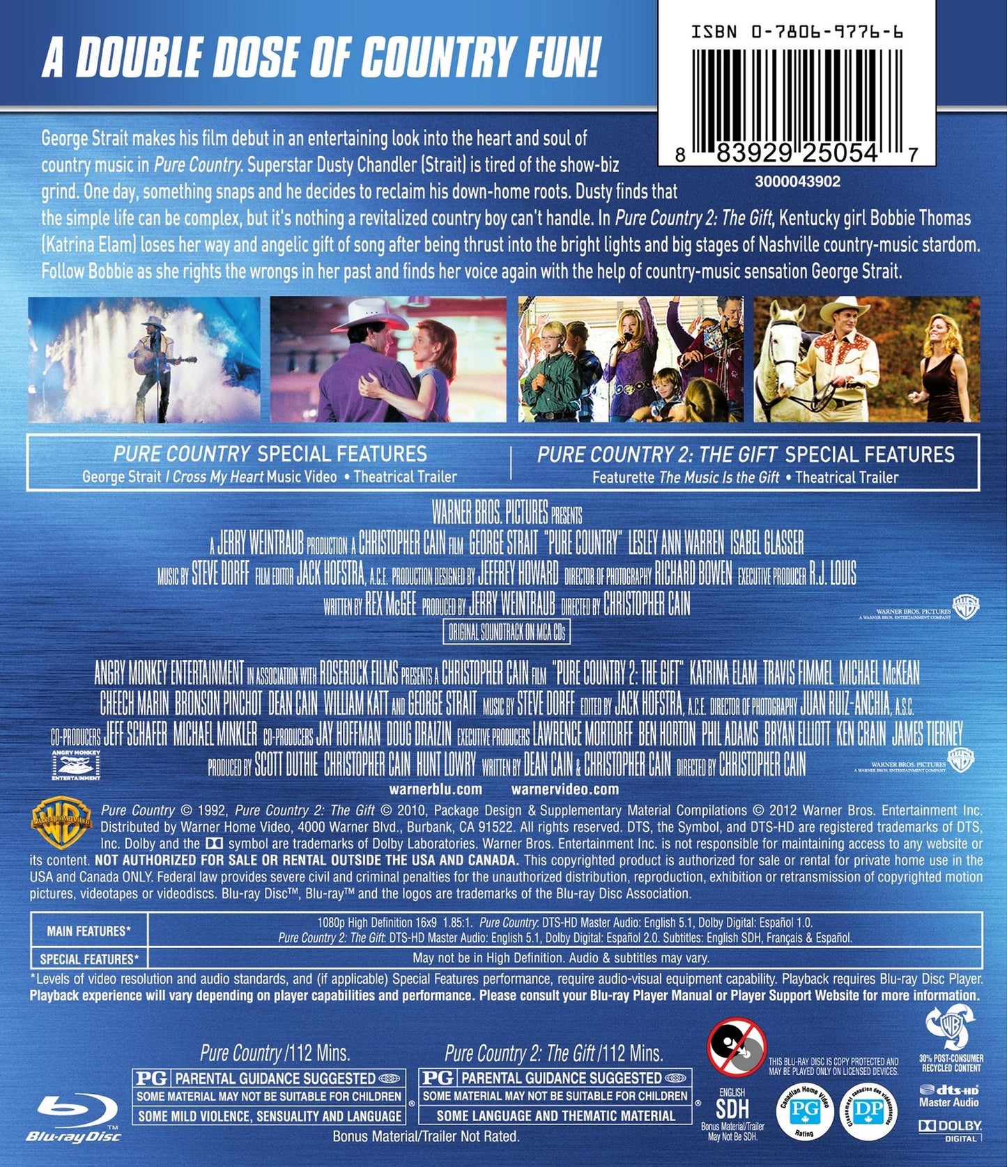 Pure Country/Pure Country: The Gift [Blu-ray]