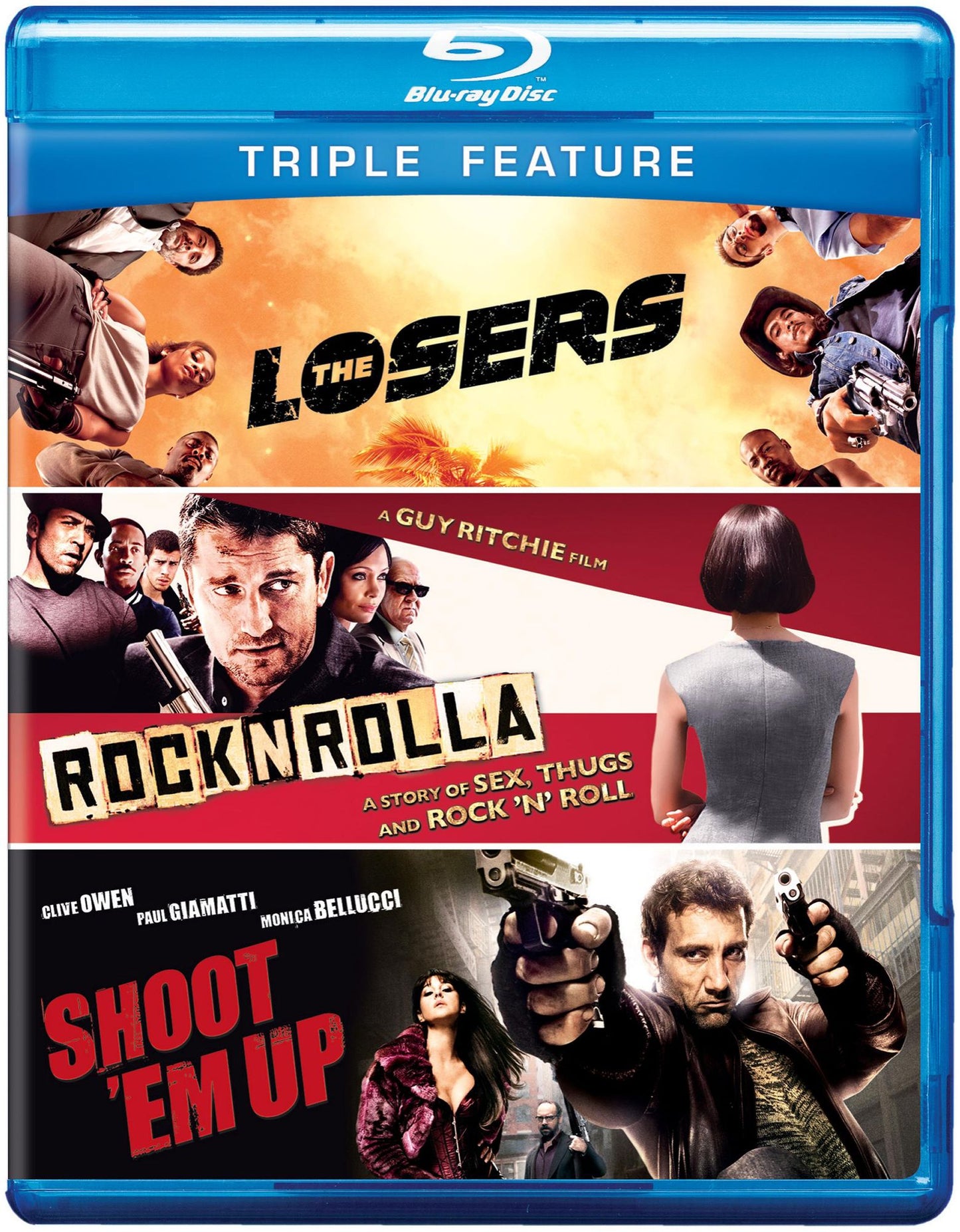 Losers/RocknRolla/Shoot 'Em Up [3 Discs] [Blu-ray]