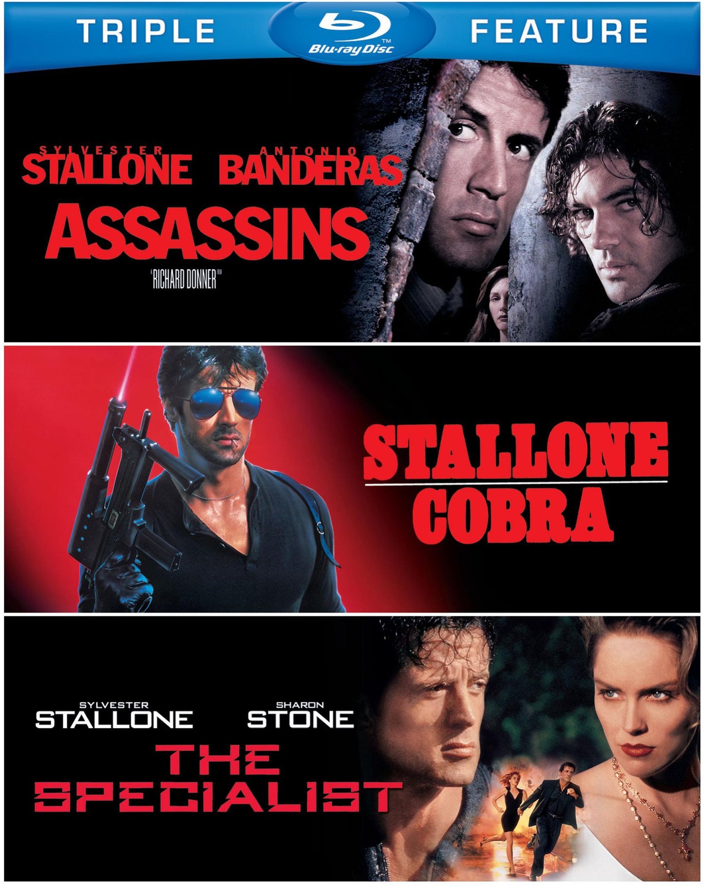 Assassins/Cobra/The Specialist [3 Discs] [Blu-ray]