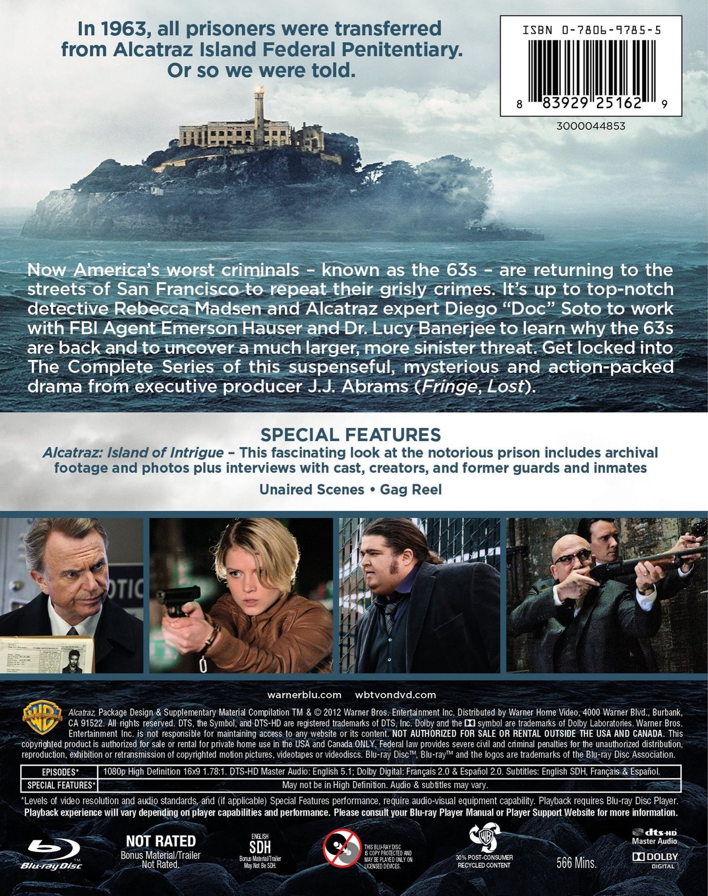 Alcatraz: The Complete Series [2 Discs] [Includes Digital Copy] [UltraViolet] [Blu-ray]