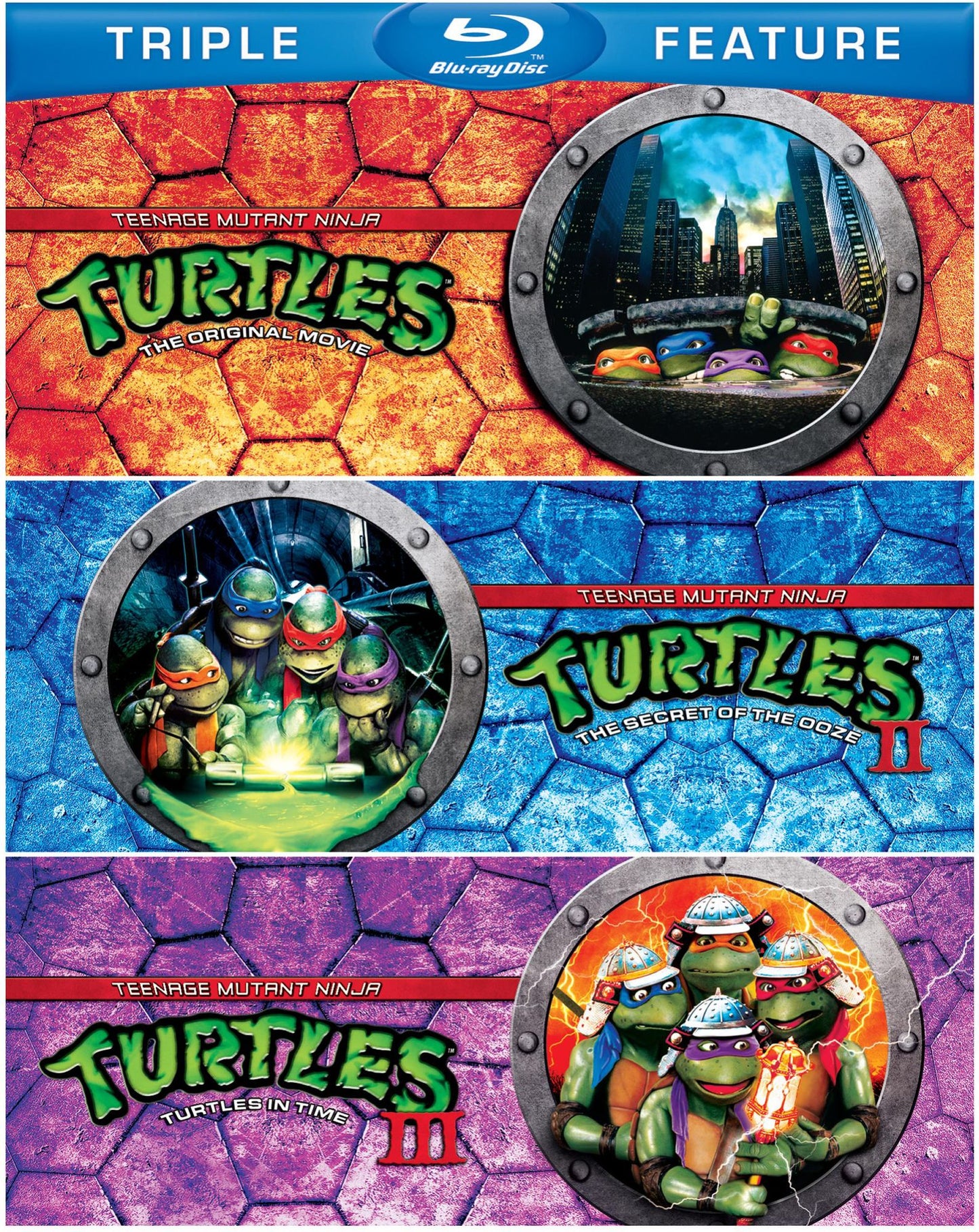 Teenage Mutant Ninja Turtles Triple Feature [3 Discs] [Blu-ray]