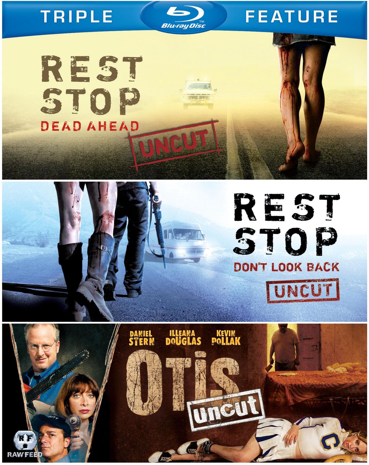 Rest Stop: Dead Ahead/Rest Stop: Don't Look Back/Otis [Uncut] [3 Discs] [Blu-ray]