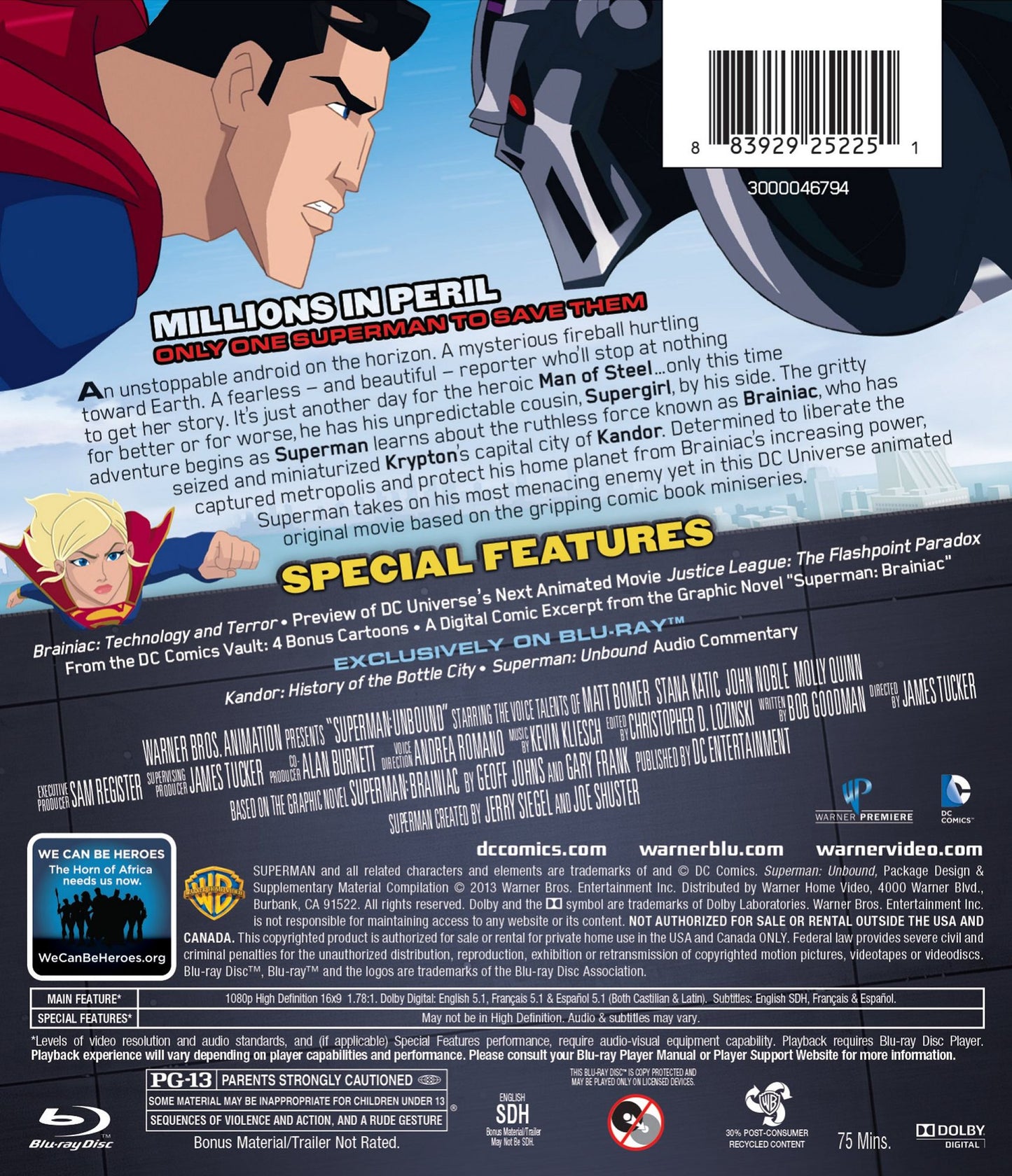 Superman: Unbound [Includes Digital Copy] [Blu-ray]